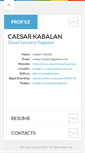 Mobile Screenshot of caesarkabalan.com
